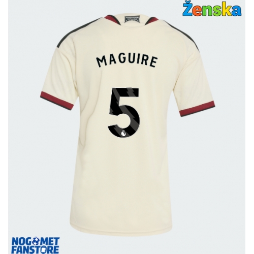Manchester United Harry Maguire #5 Rezervni Dres za Ženska 2026-27 Kratak Rukav